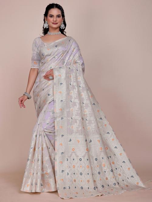 women self design banarasi saree with blouse - 22018974 - Standard Image - 0