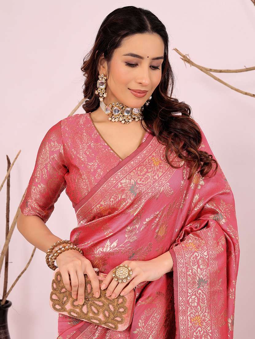 women self design banarasi saree with blouse - 22018979 -  Standard Image - 1