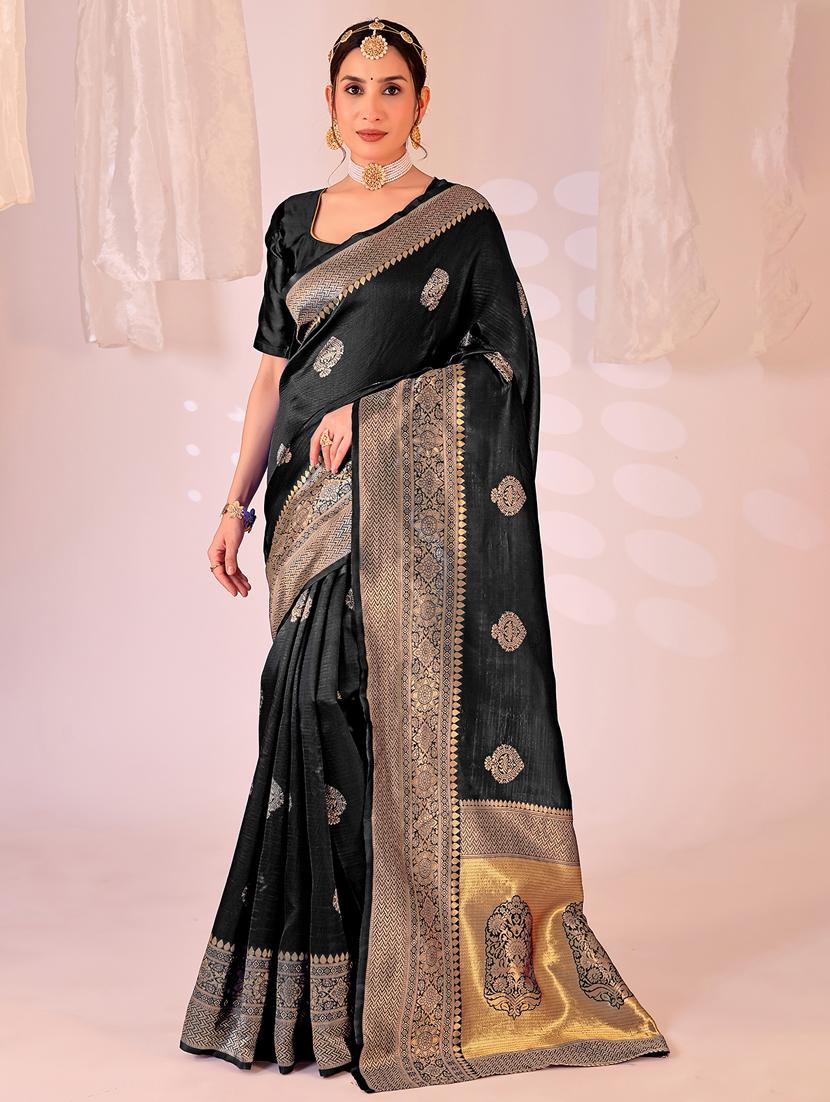women self design kanjivaram saree with blouse - 22018983 - Zoom Image - 0