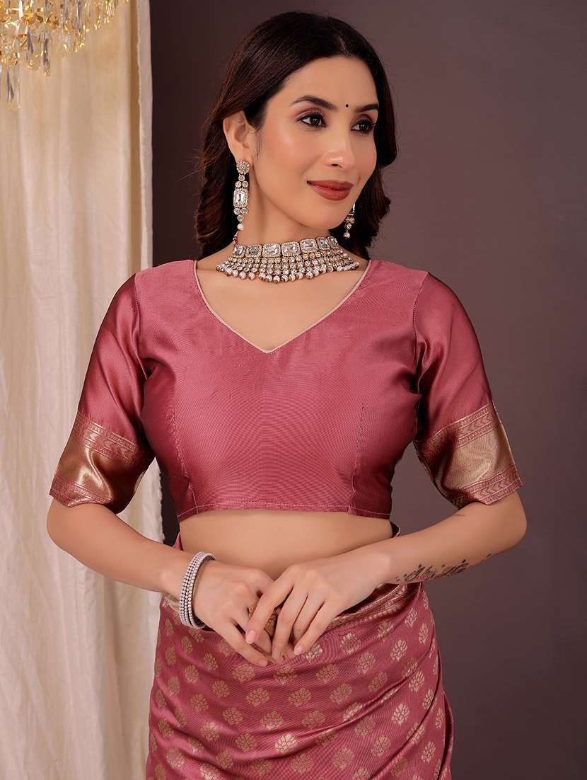 women self design banarasi saree with blouse - 22019075 -  Standard Image - 1