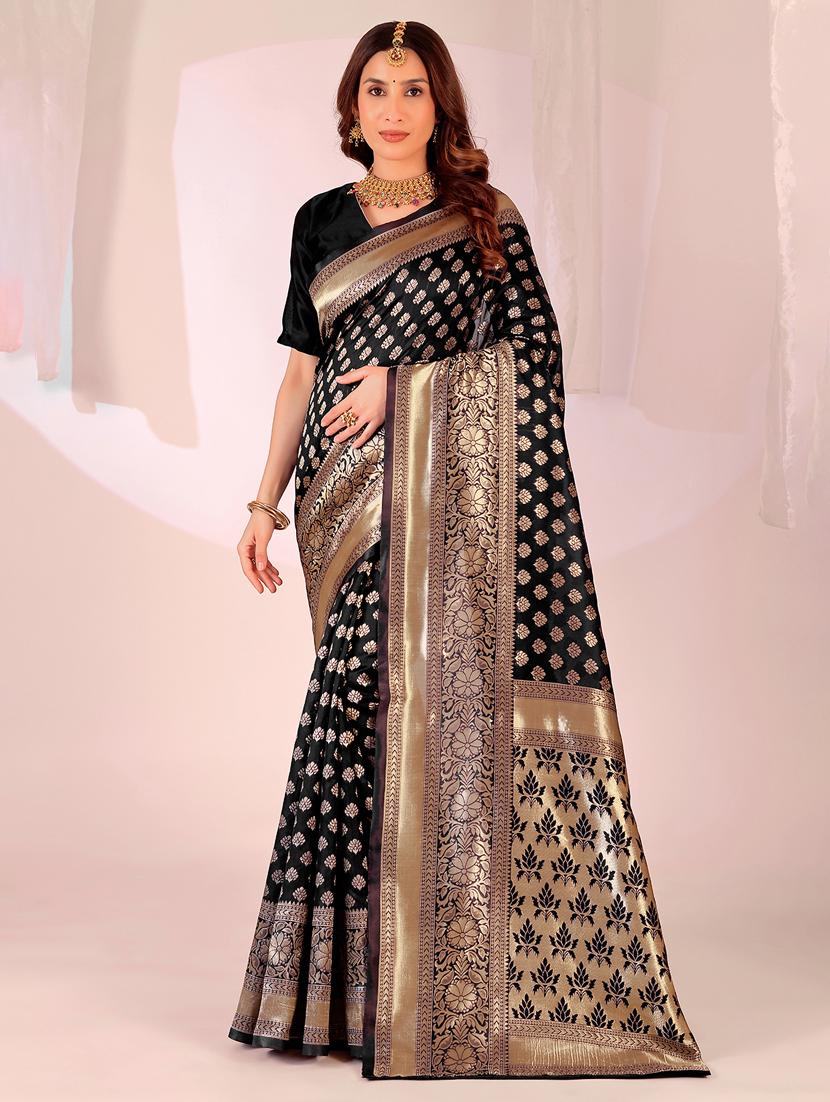 women self design banarasi saree with blouse - 22019081 - Zoom Image - 0