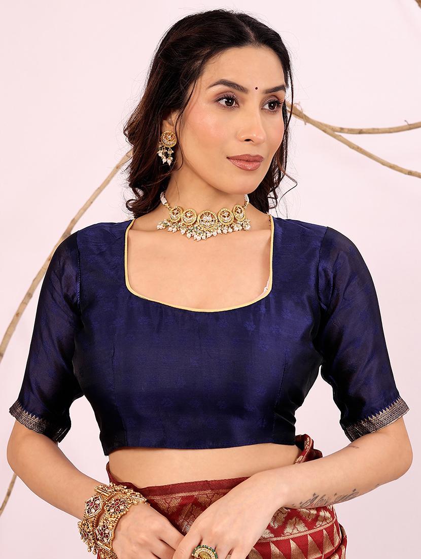 women self design banarasi saree with blouse - 22019140 - Standard Image - 1