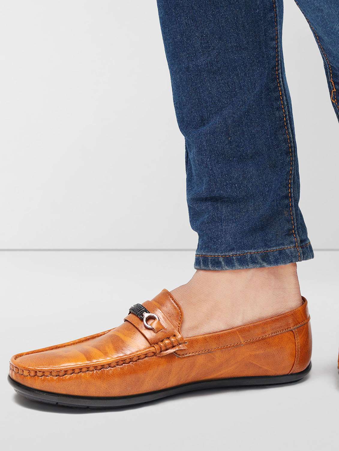 men tan slip on loafer - 22019356 - Standard Image - 1
