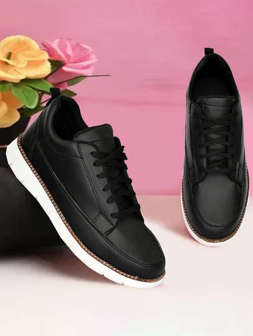 men black lace up sneaker - 22019358 -  Standard Image - 0