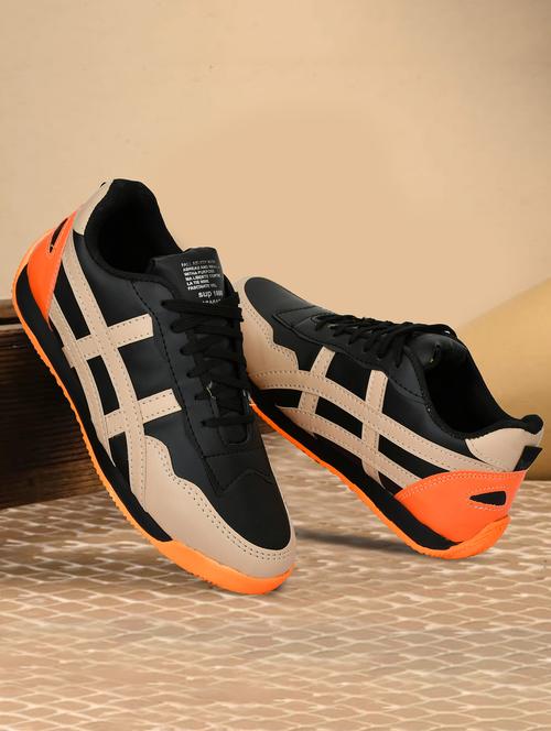 men black lace up sneaker - 22019360 -  Standard Image - 0