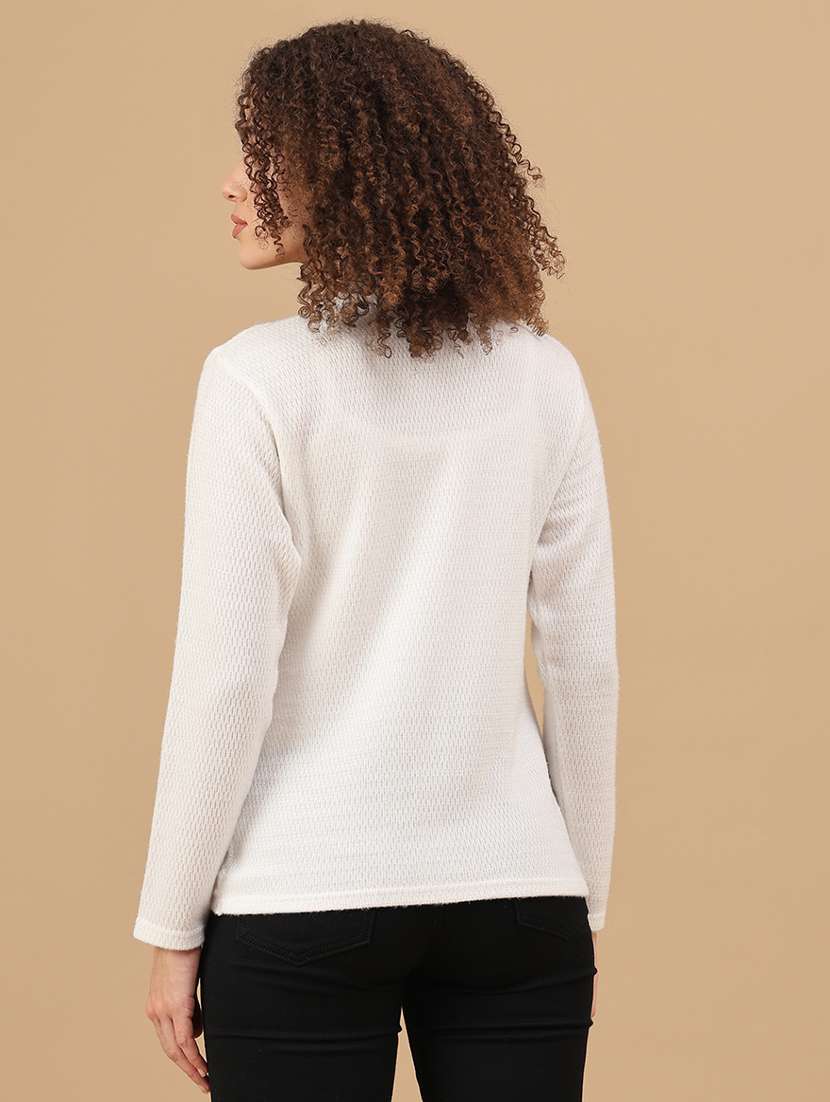 women self design long sleeve cardigan - 22019489 -  Standard Image - 4