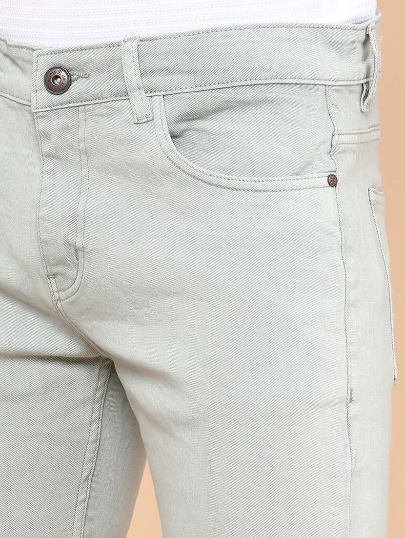 men green denim jeans - 22019524 -  Standard Image - 1