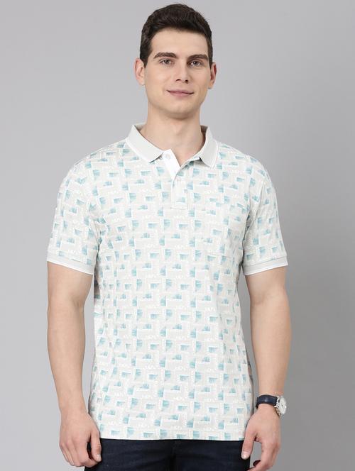 men printed short sleeve regular fit polo t-shirt - 22019661 - Standard Image - 0