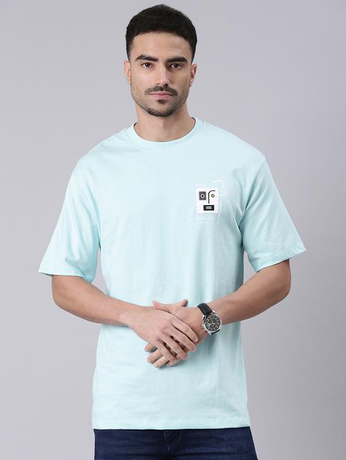 men printed short sleeves loose fit t-shirt - 22019670 - Standard Image - 0