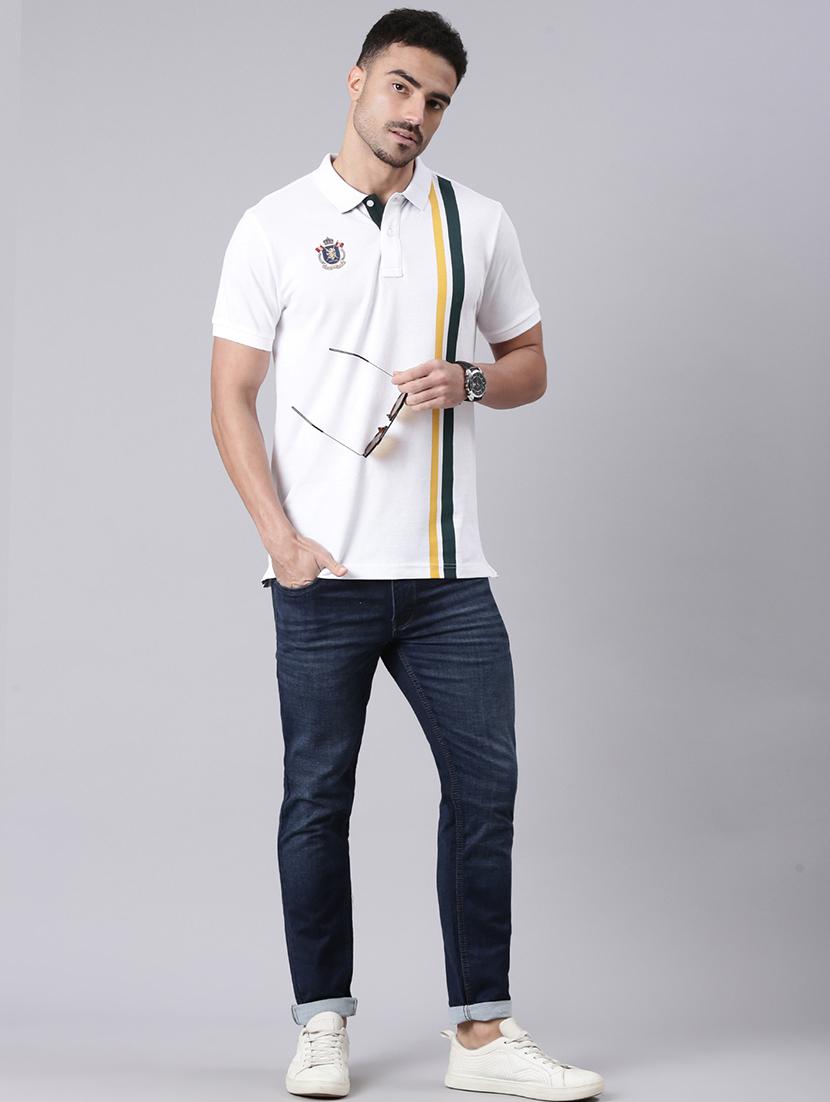 men printed short sleeve regular fit polo t-shirt - 22019672 - Standard Image - 4