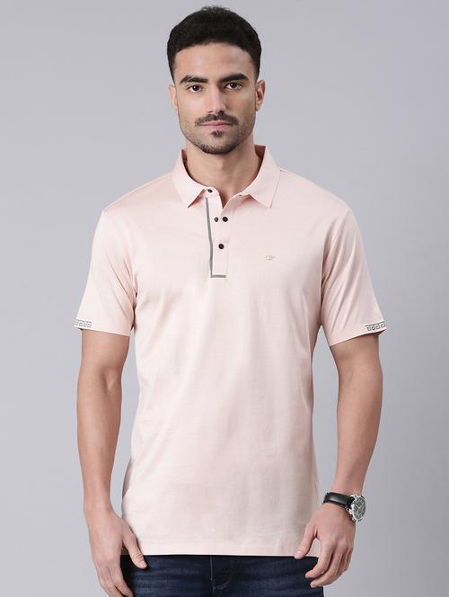 men solid short sleeve regular fit polo t-shirt - 22019686 - Standard Image - 0