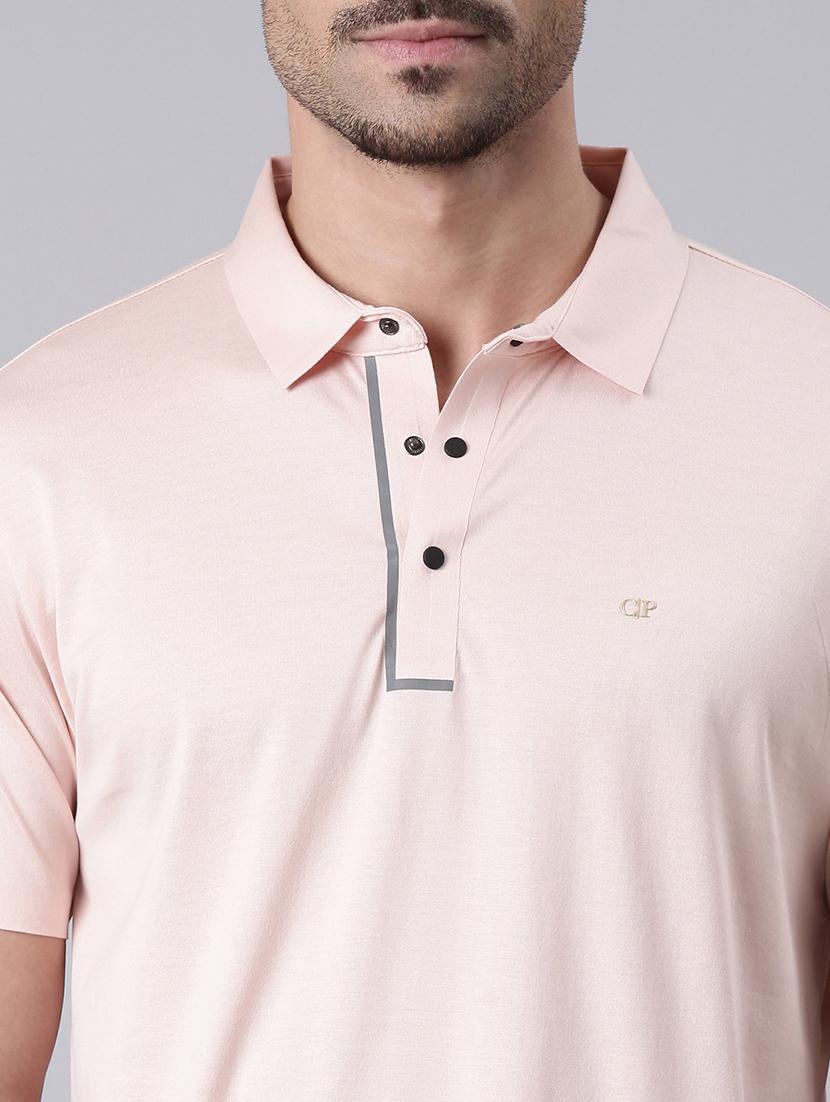 men solid short sleeve regular fit polo t-shirt - 22019686 - Standard Image - 4