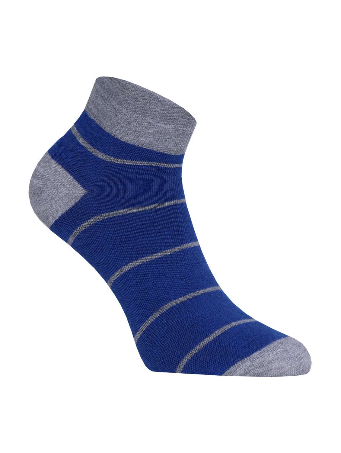 pack of 3 striped ankle length socks - 22019711 -  Standard Image - 1