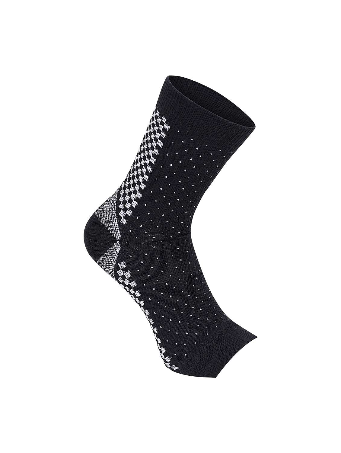 men black checkered above ankle socks - 22019717 -  Standard Image - 1