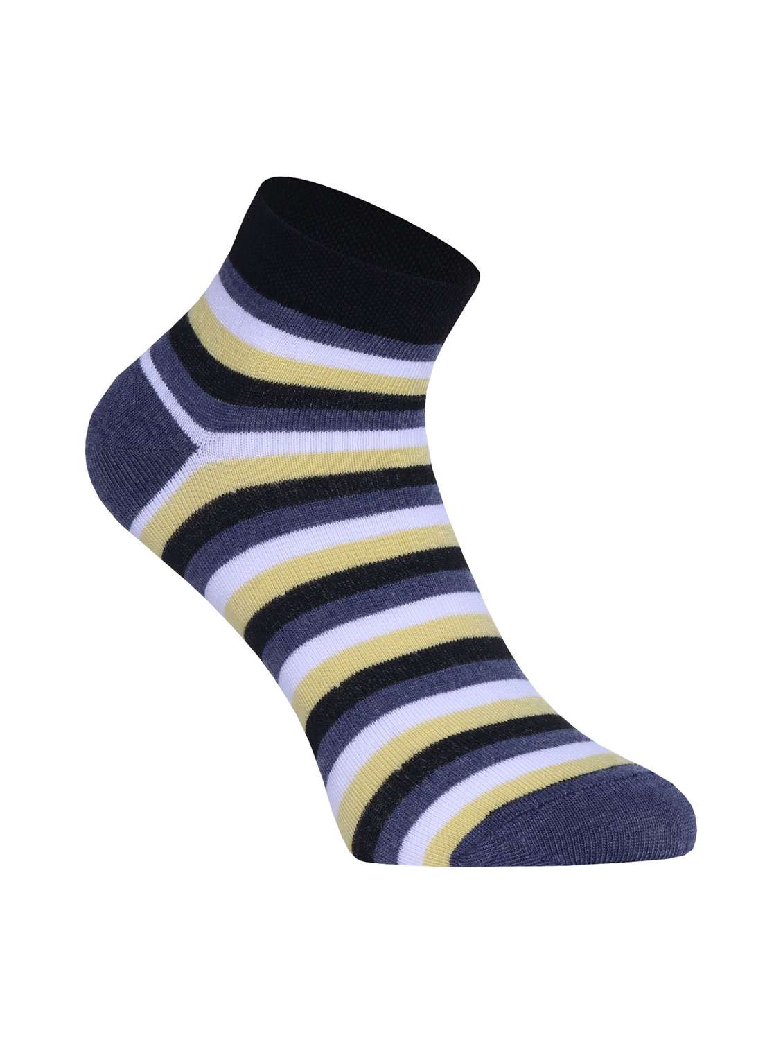 pack of 3 striped ankle length socks - 22019730 -  Standard Image - 1