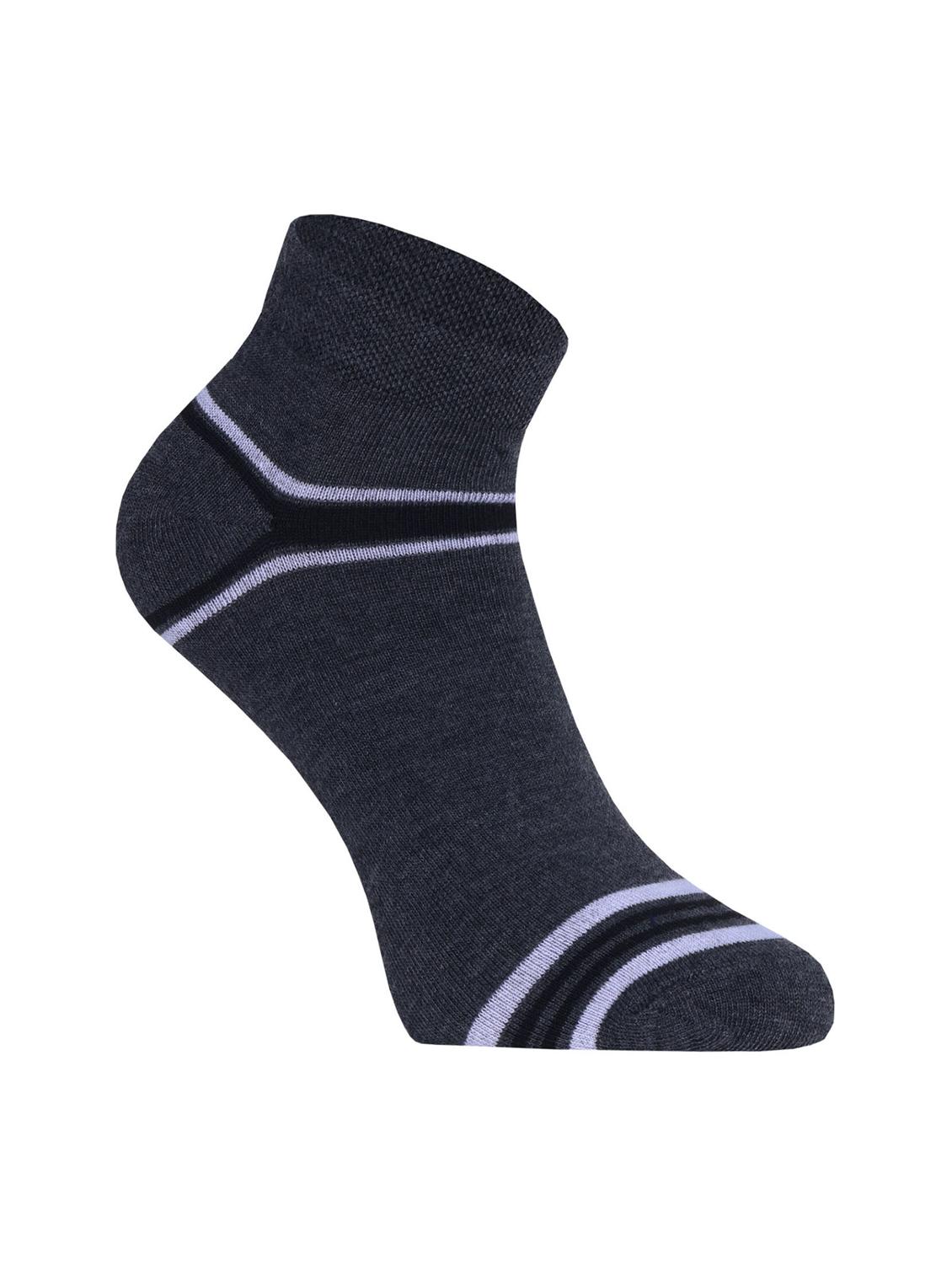 pack of 3 striped ankle length socks - 22019732 - Standard Image - 1