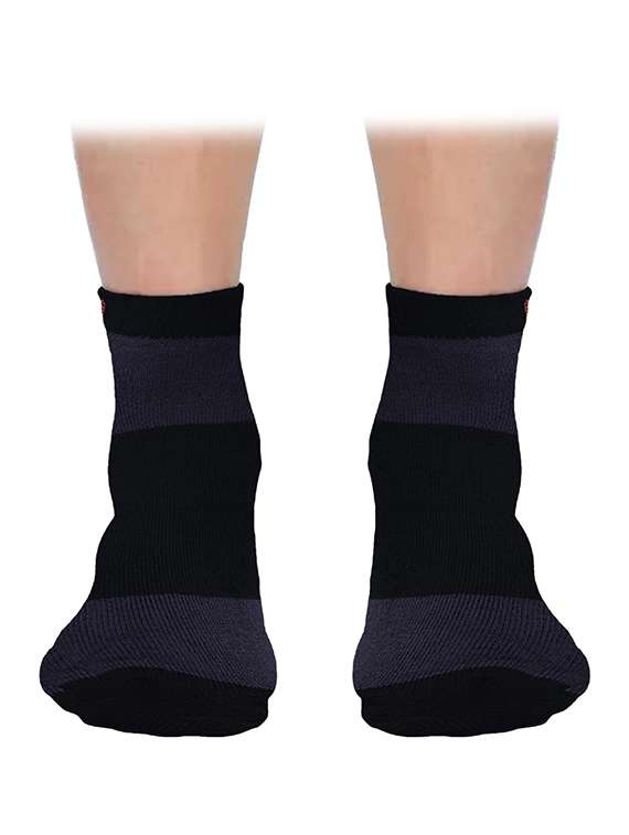 women pack of 3 striped ankle length socks  - 22019737 -  Standard Image - 4
