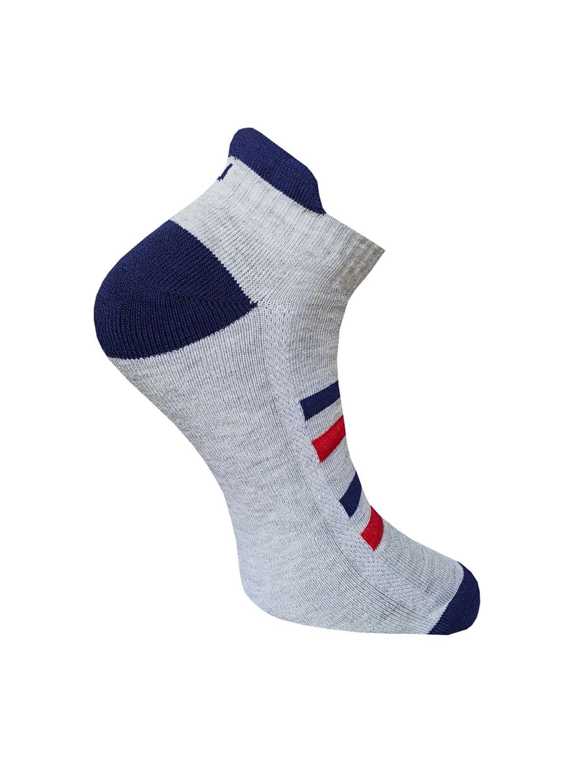  pack of 3 striped ankle length socks  - 22019738 -  Standard Image - 1