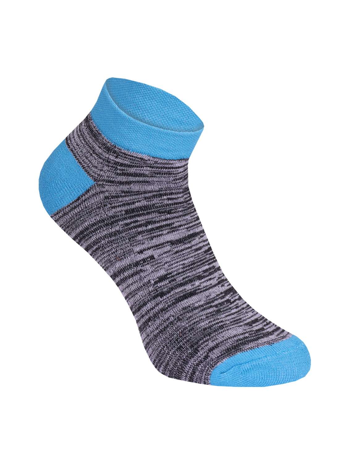  pack of 3 striped ankle length socks  - 22019742 -  Standard Image - 4