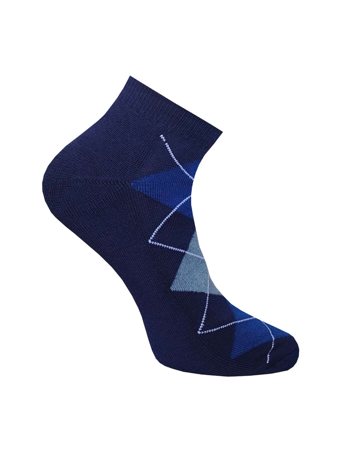  pack of 3 striped ankle length socks  - 22019747 -  Standard Image - 1