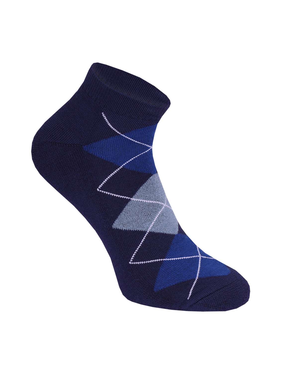 pack of 3 printed ankle length socks - 22019748 -  Standard Image - 4