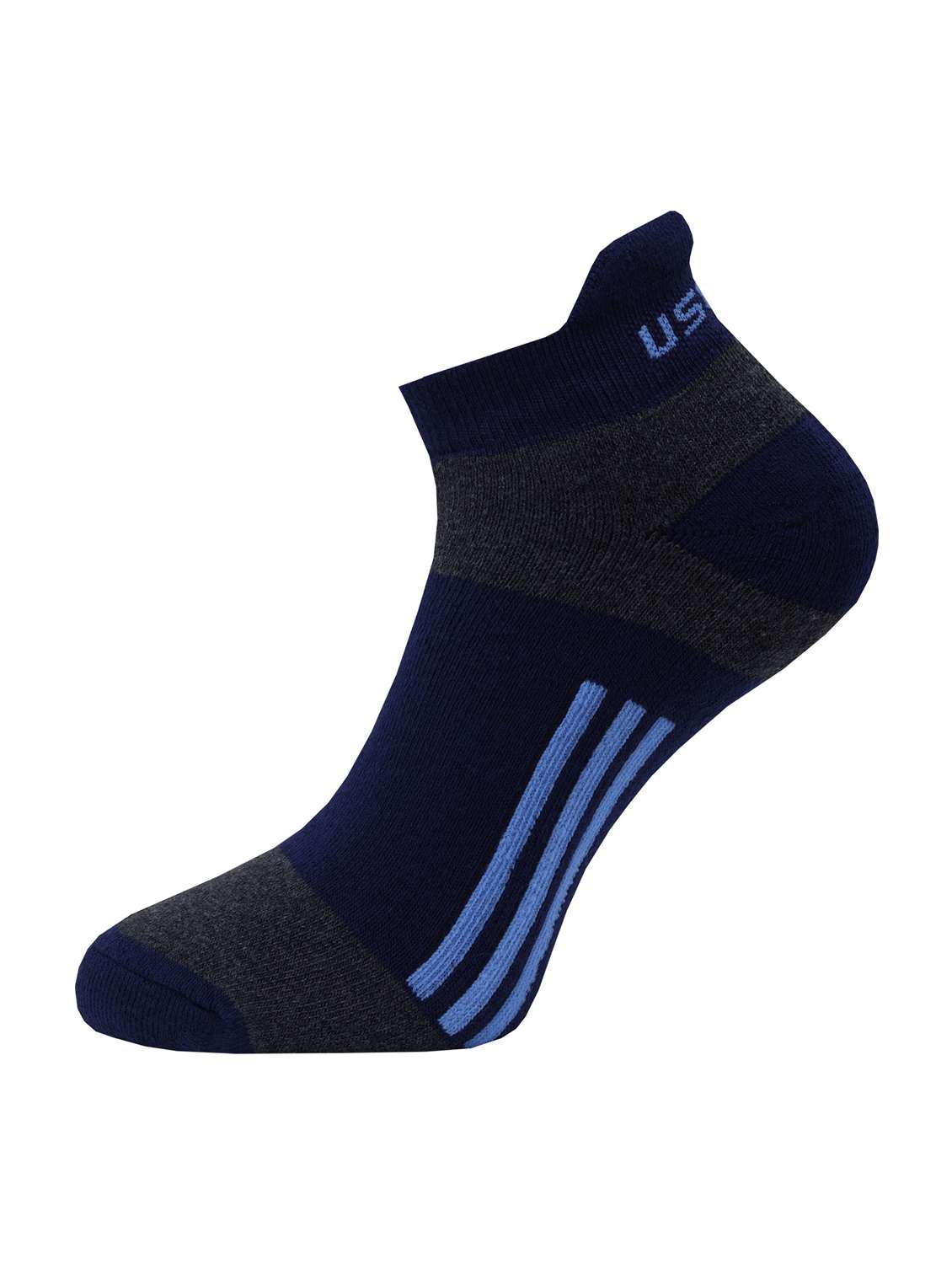 pack of 3 striped ankle length socks - 22019753 -  Standard Image - 4