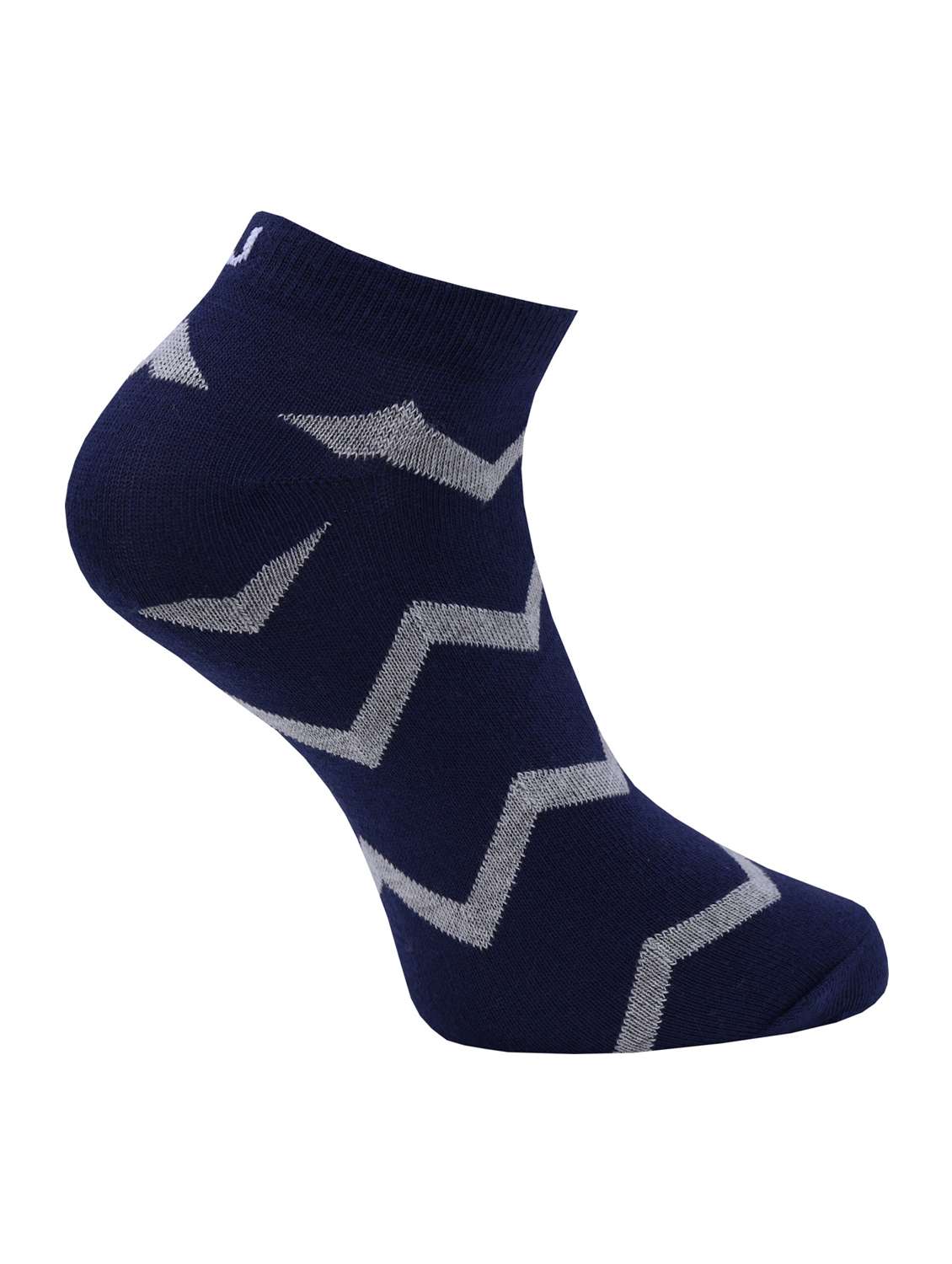 pack of 3 printed ankle length socks - 22019758 -  Standard Image - 1