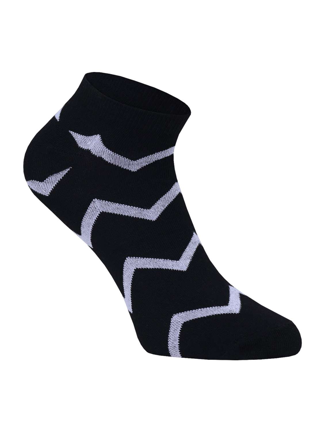 pack of 3 printed ankle length socks - 22019758 -  Standard Image - 4