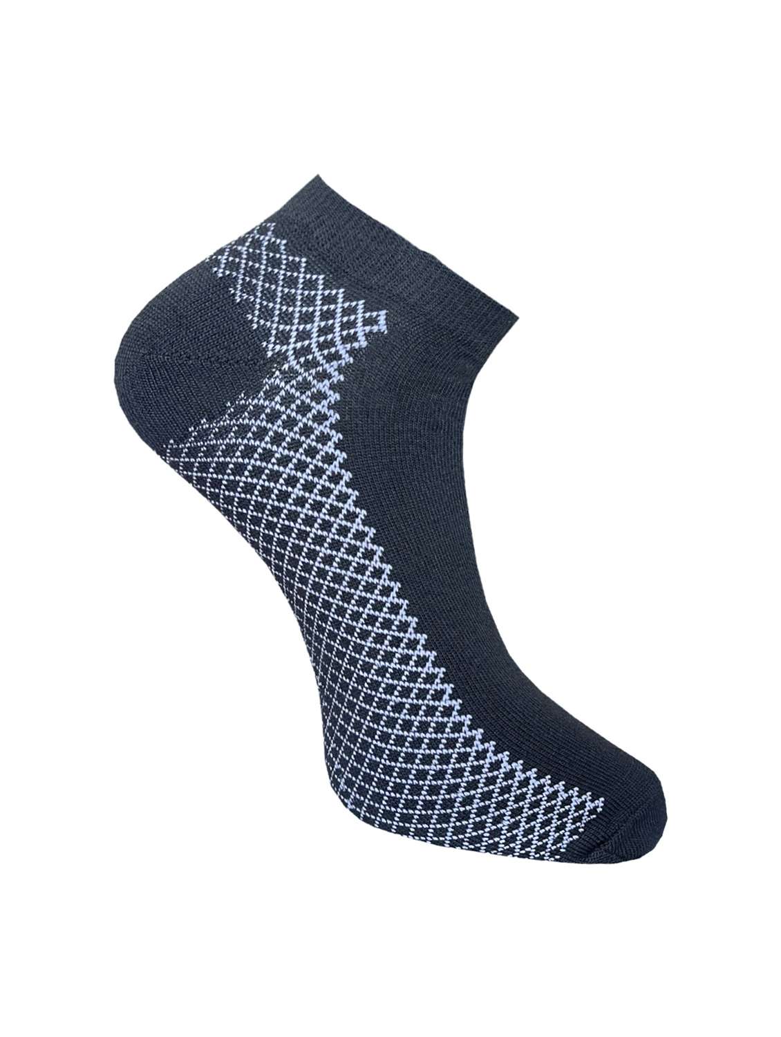 pack of 3 printed ankle length socks - 22019759 -  Standard Image - 1