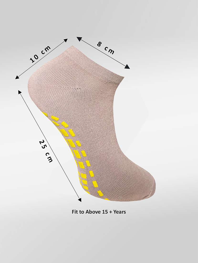 pack of 3 solid ankle length socks - 22019860 -  Standard Image - 4