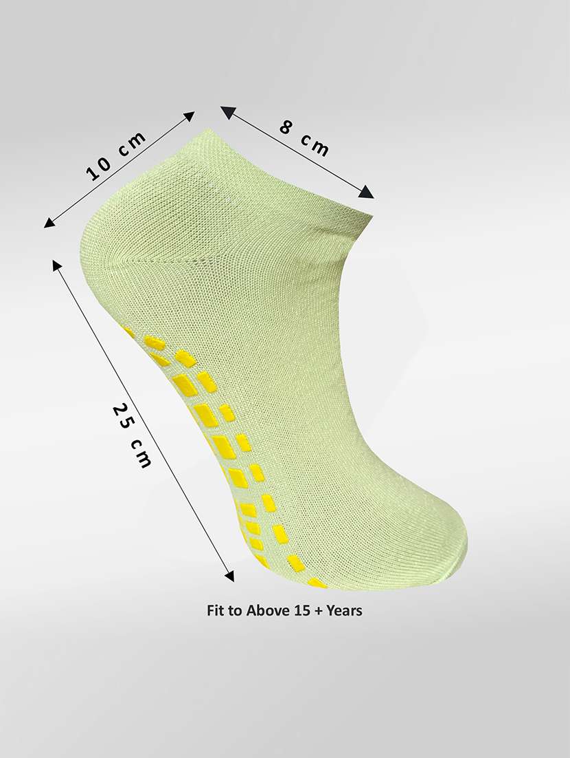 pack of 3 solid ankle length socks - 22019877 -  Standard Image - 4