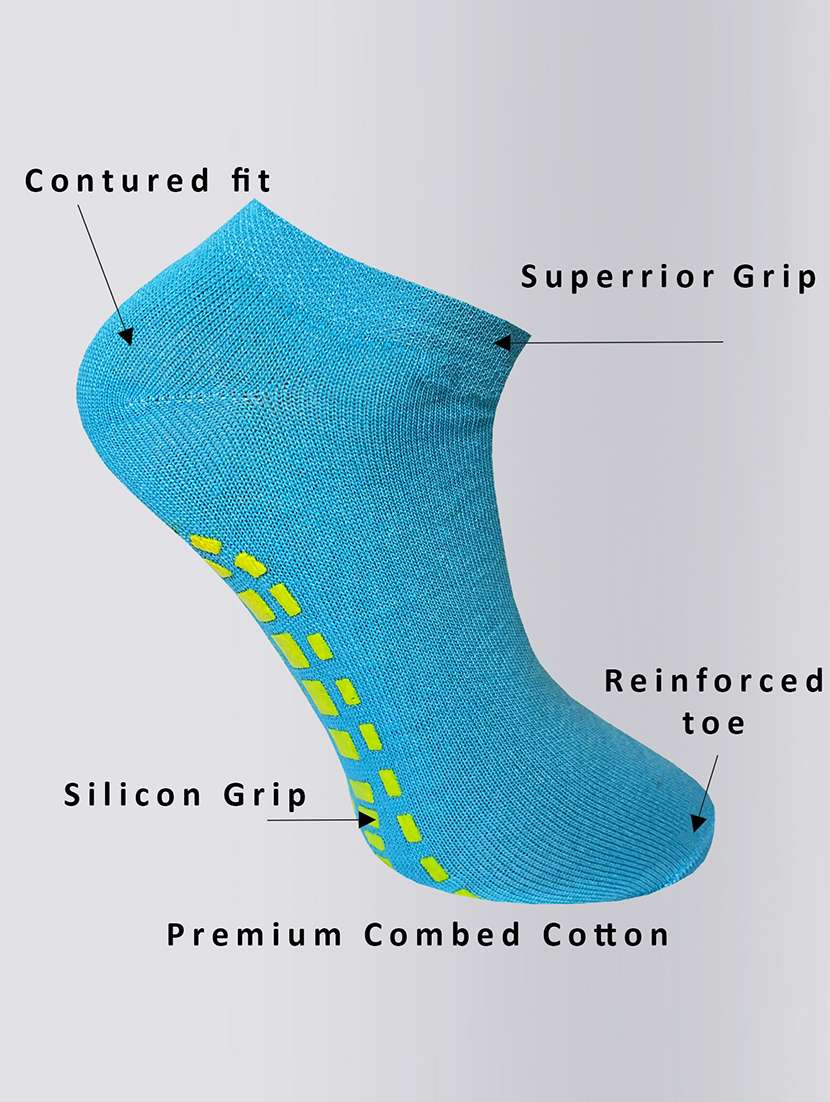 pack of 2 solid ankle length socks - 22019880 -  Standard Image - 4