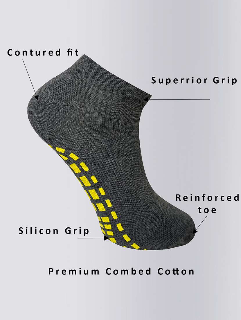 pack of 2 solid ankle length socks - 22019889 -  Standard Image - 1