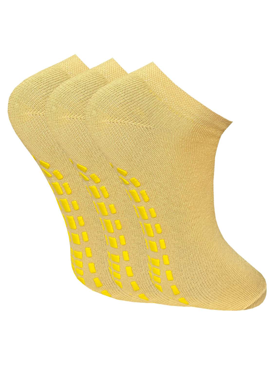 pack of 3 solid ankle length socks