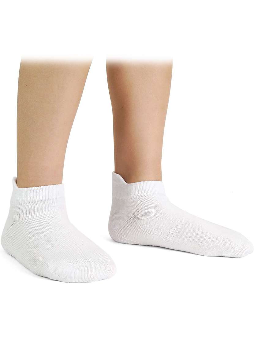 boys pack of 2 solid ankle length socks - 22019927 - Standard Image - 1