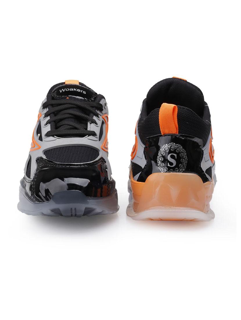 men printed lace up sport shoe - 22020282 - Standard Image - 4