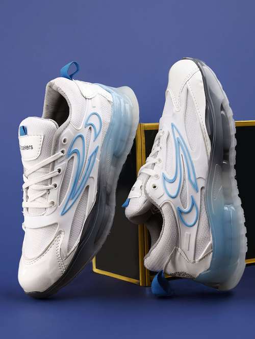 men white lace up sport shoe - 22020285 -  Standard Image - 0