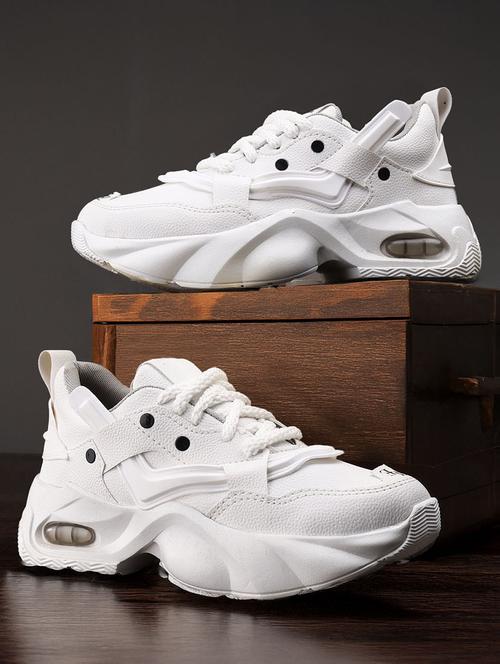 men white lace up sneaker - 22020290 -  Standard Image - 0