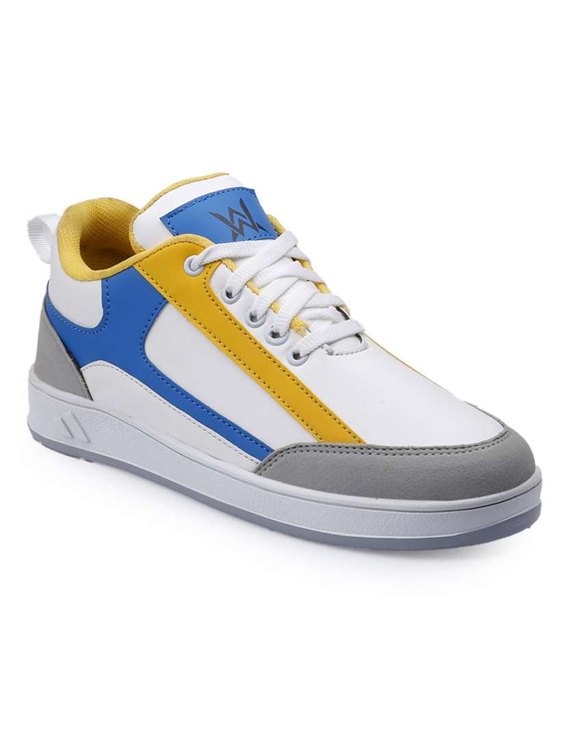 men color block lace up sneaker - 22020291 -  Standard Image - 1