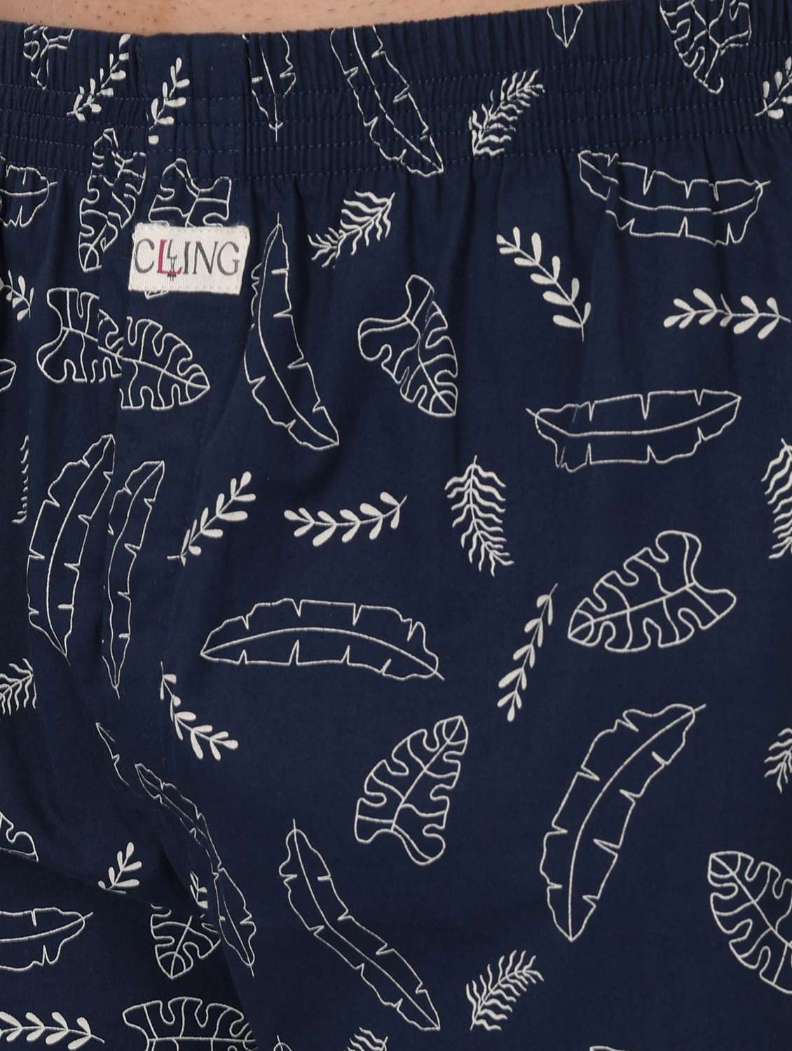 men printed mid rise loungewear boxer - 22020300 -  Standard Image - 6