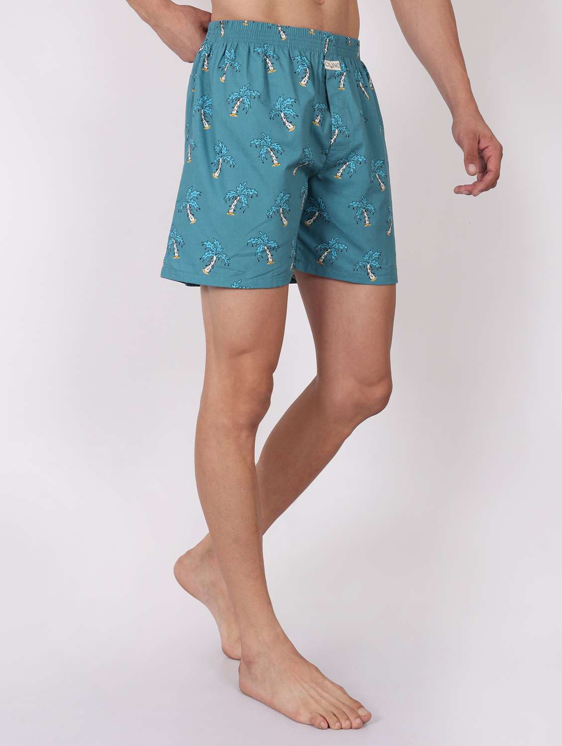 men printed mid rise loungewear boxer - 22020301 -  Standard Image - 4