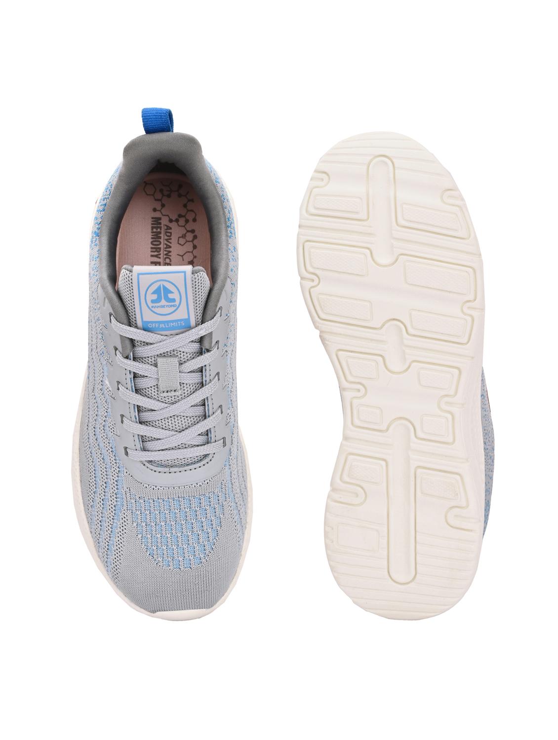 grey flyknit laceup sports shoes - 22020320 - Standard Image - 4