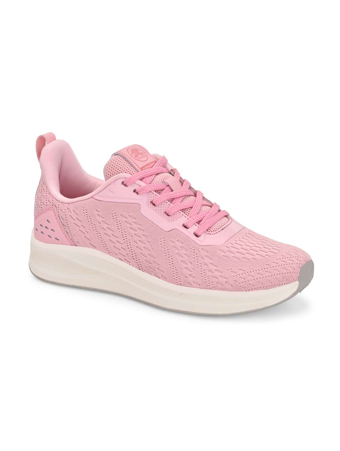pink flyknit laceup sports shoes - 22020322 -  Standard Image - 1