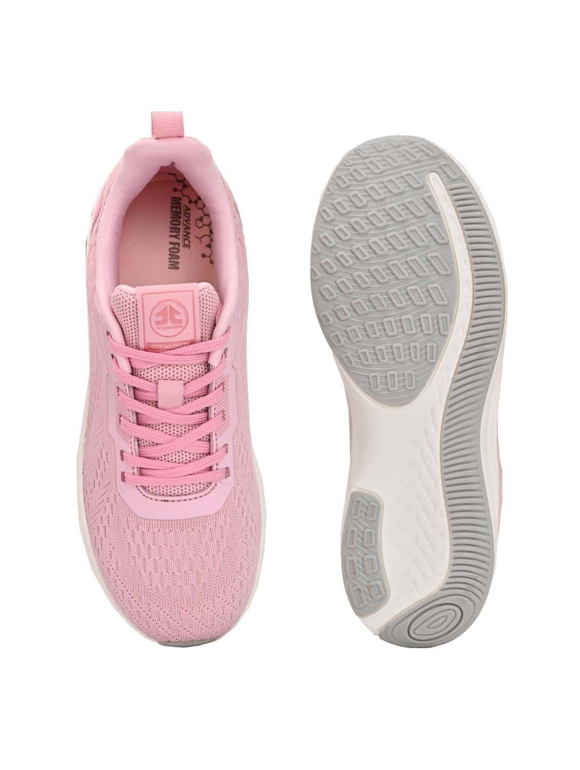 pink flyknit laceup sports shoes - 22020322 - Standard Image - 4