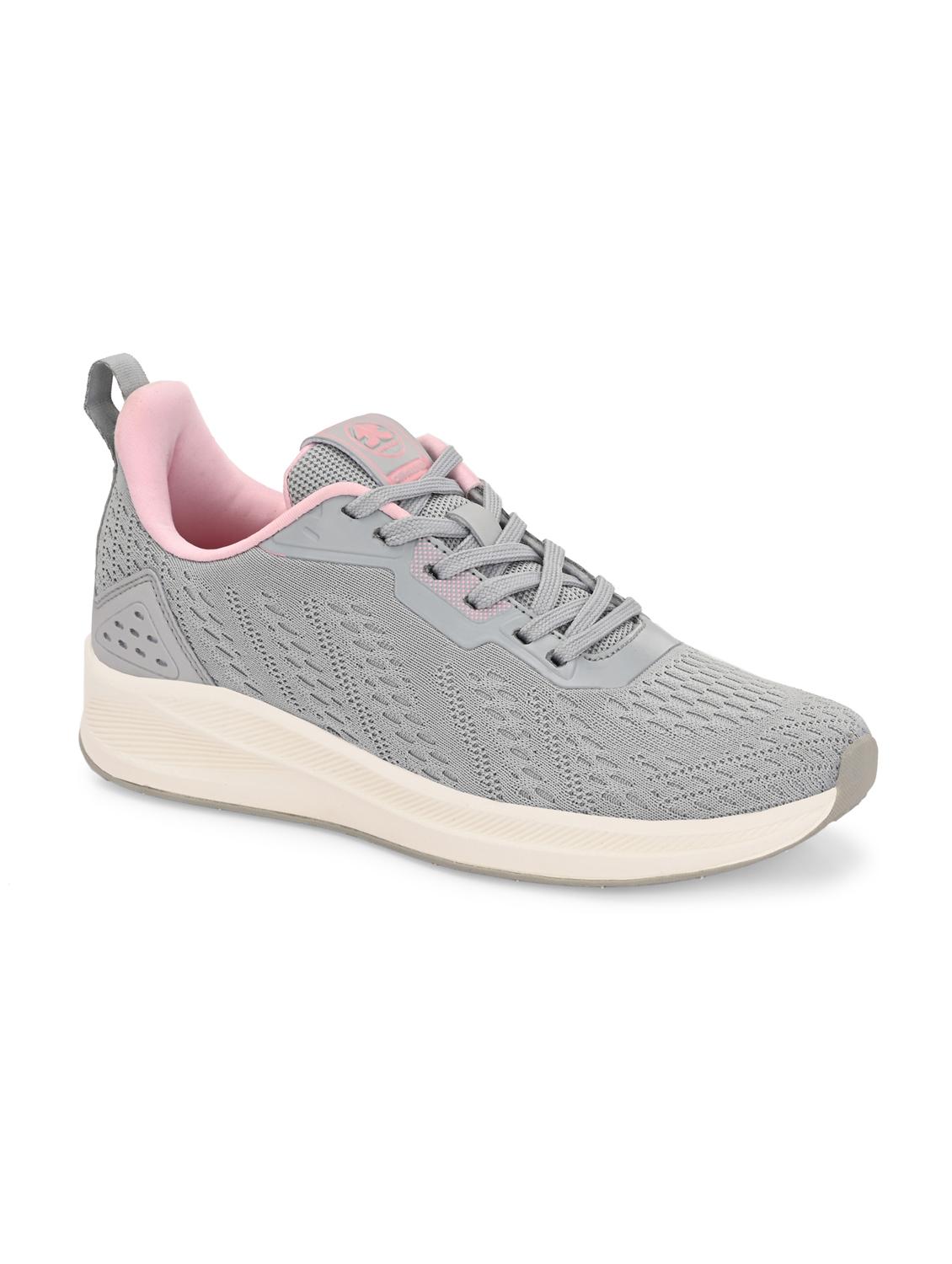 grey flyknit laceup sports shoes - 22020323 -  Standard Image - 1