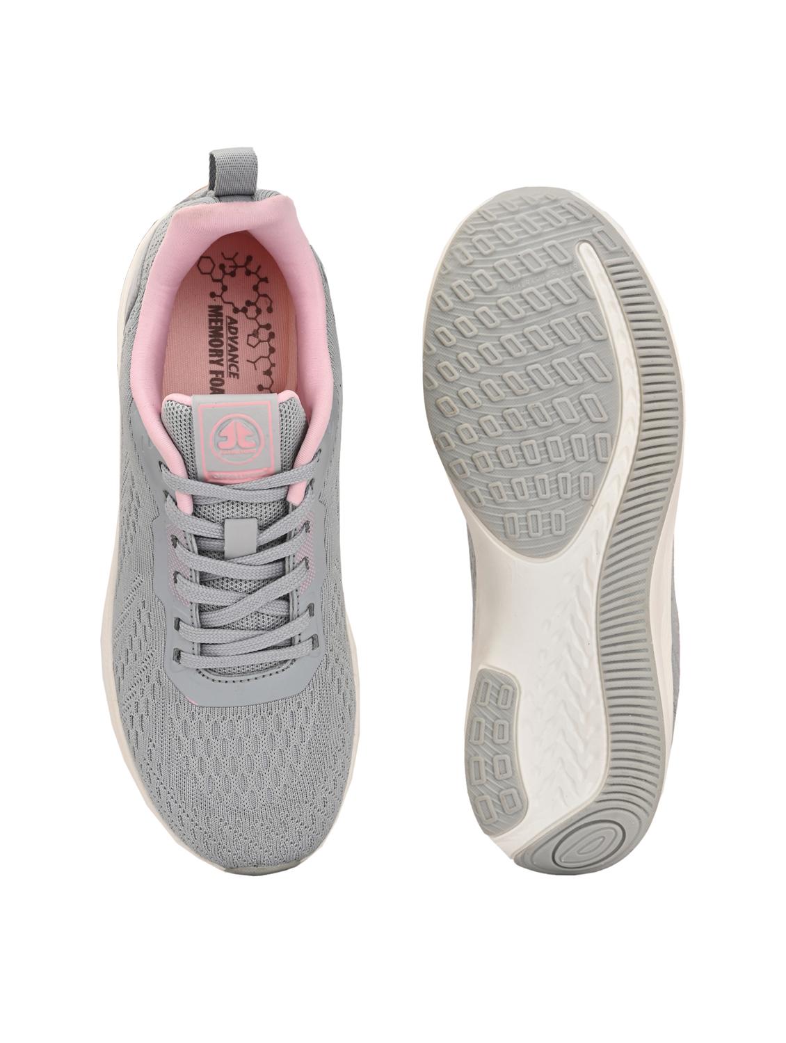 grey flyknit laceup sports shoes - 22020323 - Standard Image - 4
