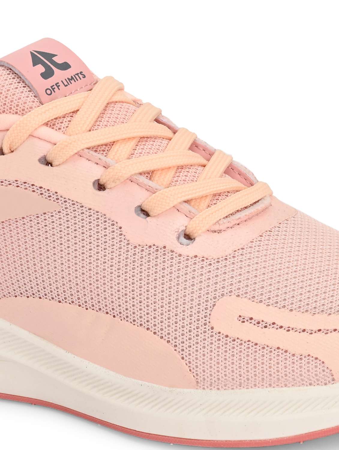pink flyknit laceup sports shoes - 22020330 - Standard Image - 4