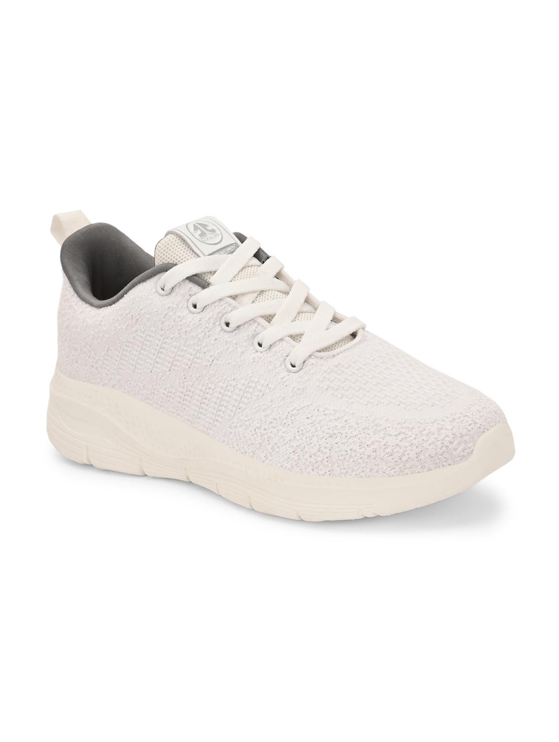 off white flyknit laceup sports shoes - 22020332 - Standard Image - 1