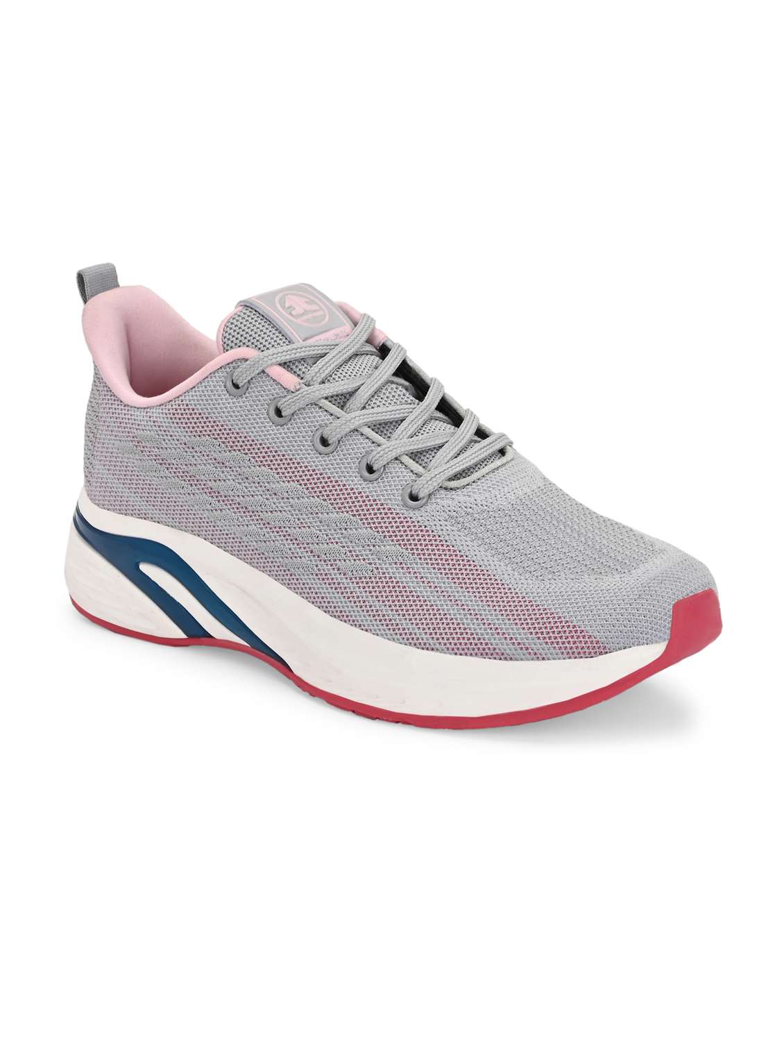 grey flyknit laceup sports shoes - 22020333 - Standard Image - 1