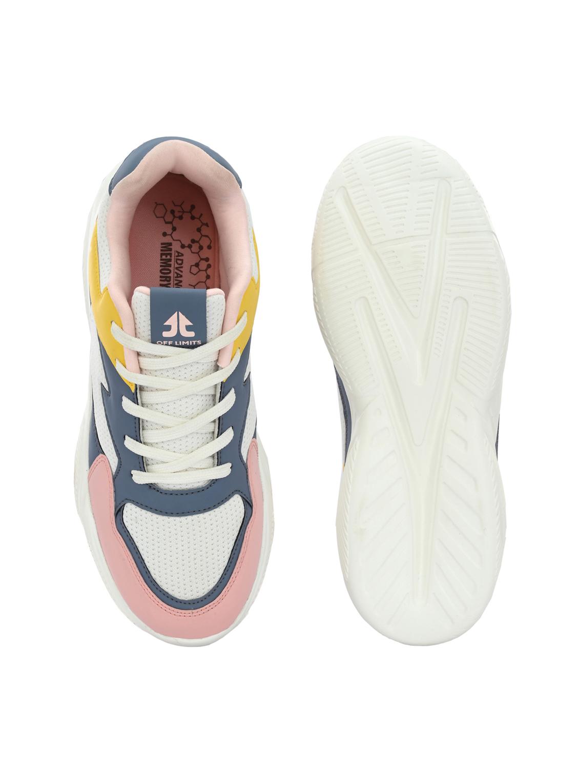 women pink lace-up sports shoe - 22020335 - Standard Image - 4